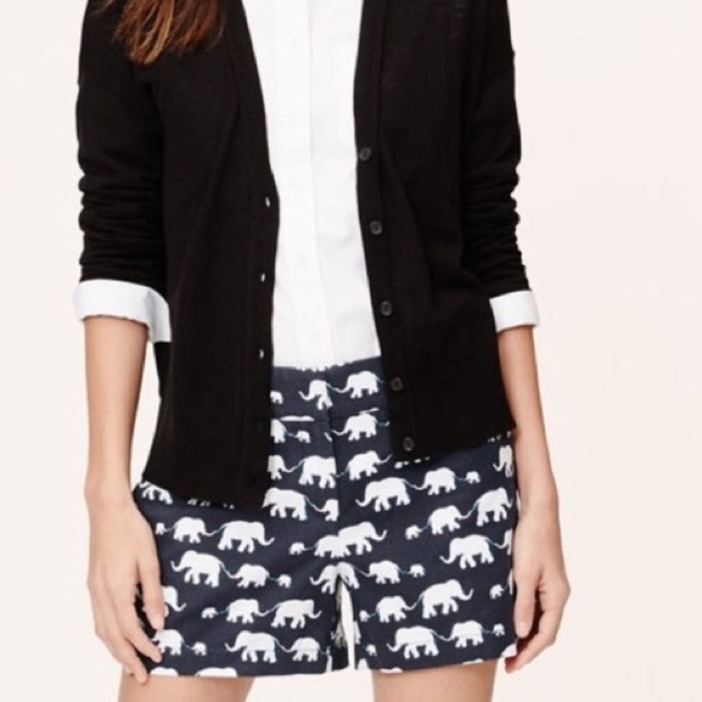 Elephant Print Loft Shorts